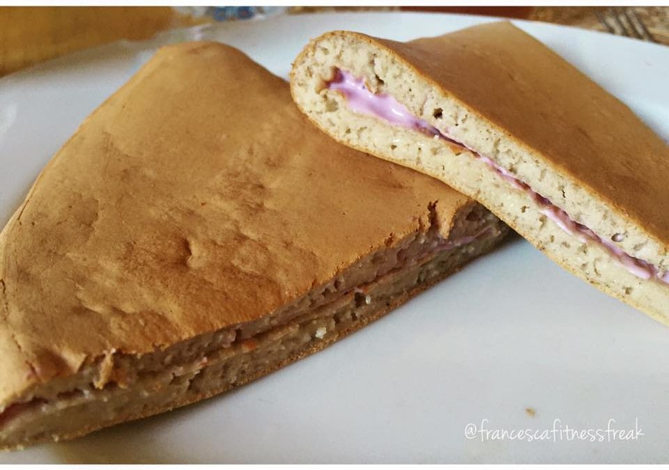Pancake avena e mirtilli