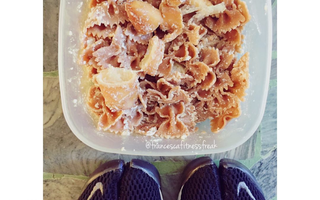 Farfalle di farro, ricotta e calamari