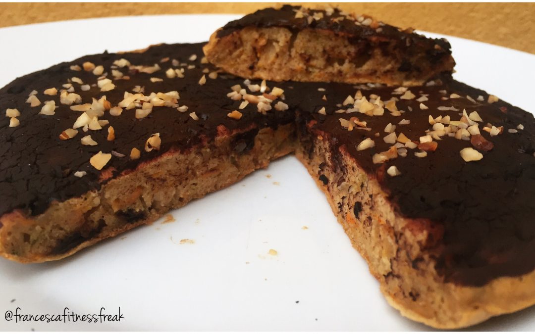 Pancake carote e cioccolato 