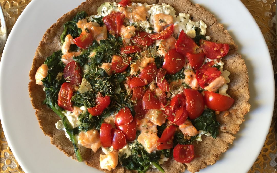 Pizza fit di avena