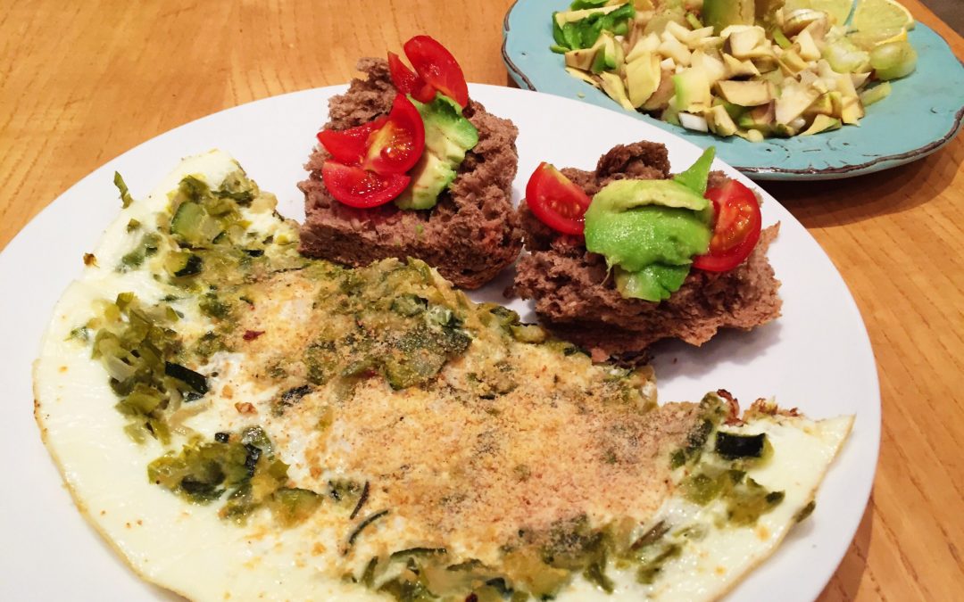 Frittata porri e zucchine