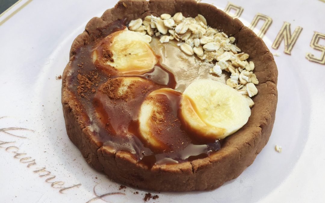Crostatina di avena con crema al limone ﻿