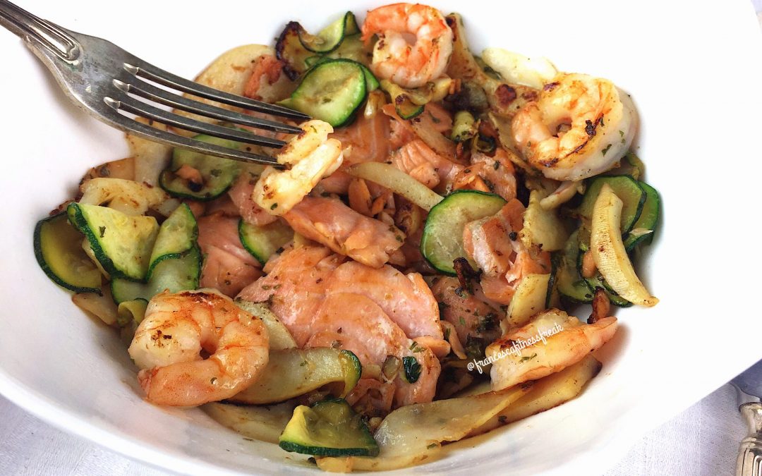 Insalata di pesce in salsa tamari e limone