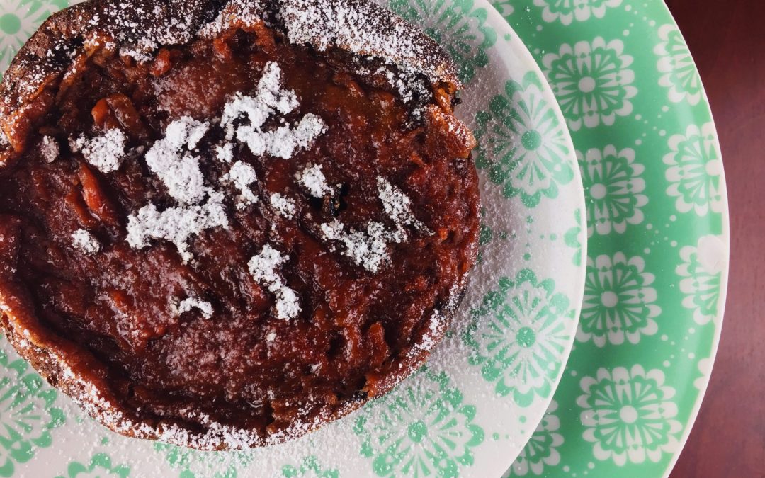 Pancake alla barbabietola e fondente senza lattosio