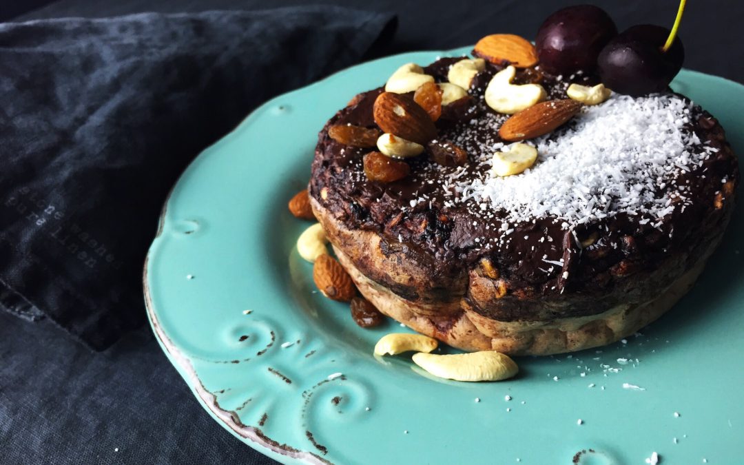 Pancake pere e cioccolato 