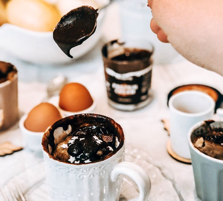 Mugcake proteica a vapore
