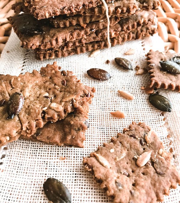 Crackers rustici vegani